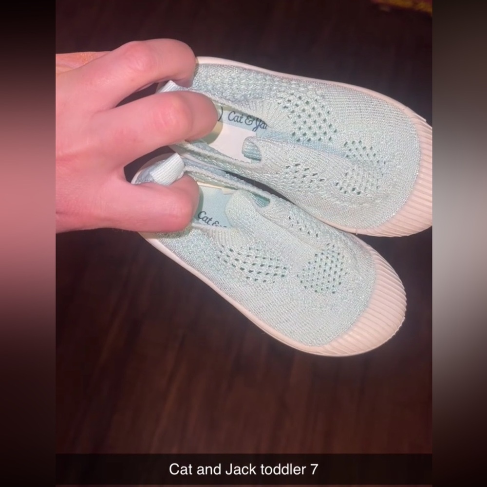 Cat & Jack Kids' Light Blue Slip-On Shoes
